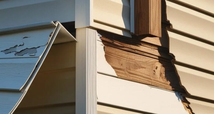 Why Your Top Piece of Vinyl Siding Keeps Falling Off? - Fix It In The Home
